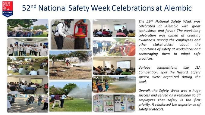 Safety Week Celebrations